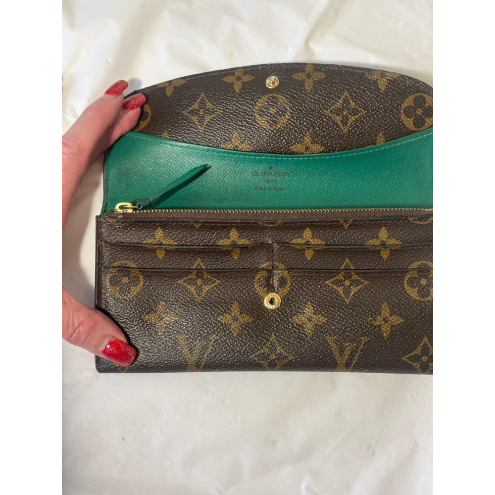 Louis Vuitton Portefeuil Emily Green Monogram Long Wallet - Picture 5 of 14